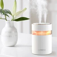 900ml double nozzle air humidifier with colorful light mute heavy fogger usb humidificador air purifier for home office bedroom