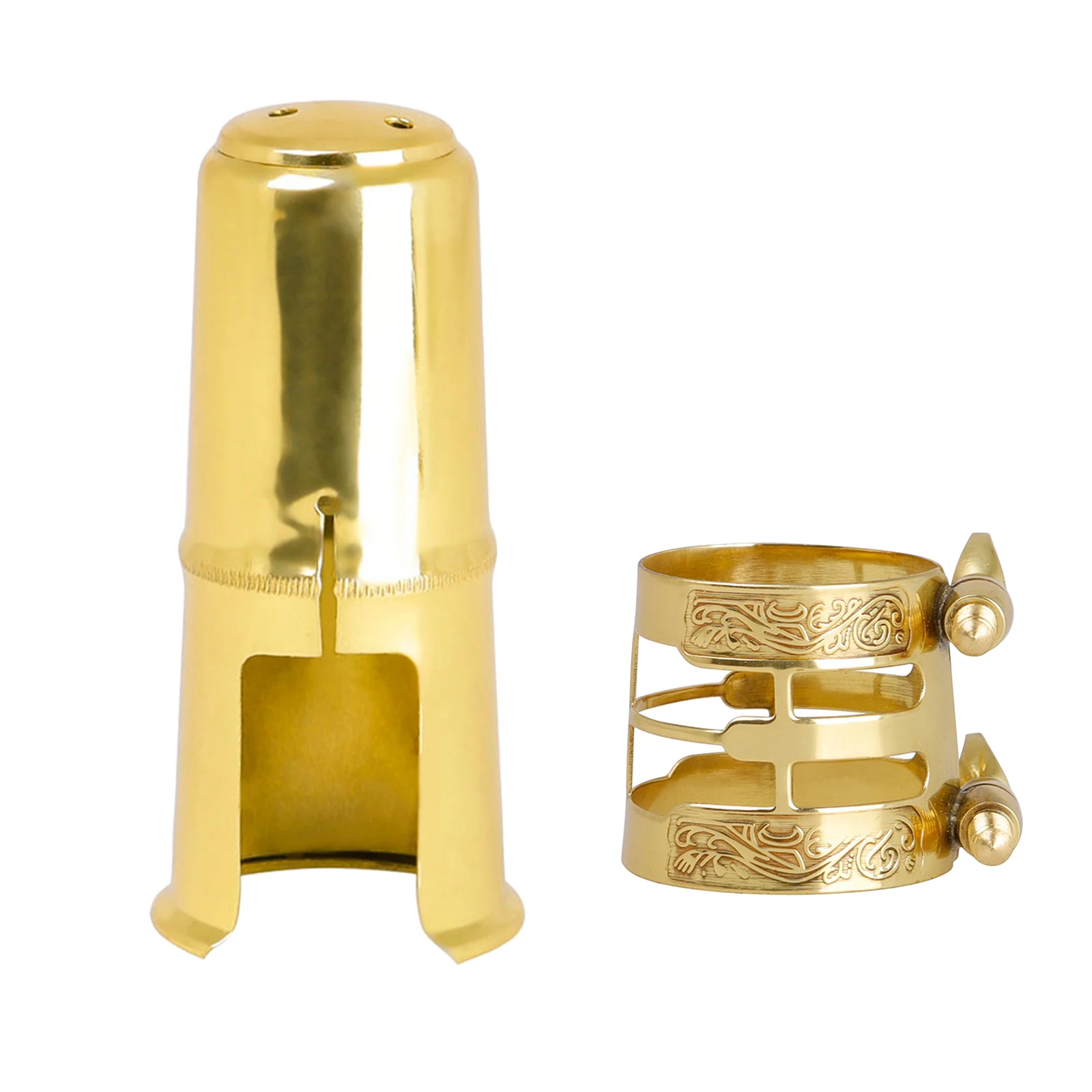 

Прочный латунный альт мундштук для саксофона крышка с зажимом для начинающих