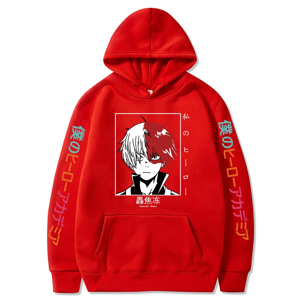 

Boku No Hero Academia Hoodie Sweatshirt My Hero Academia Todoroki Shoto Graphic Cosplay Costume Women/Men's Hoodies pullovers