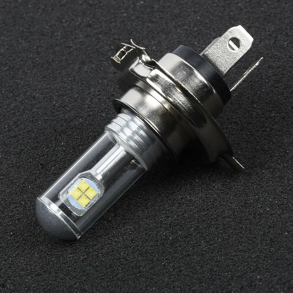 H4/HS1 мотоциклетная фара 12 В 40 Вт 8 СВЕТОДИОДНЫЙ LED COB 6500K белая лм мотоциклетные фары