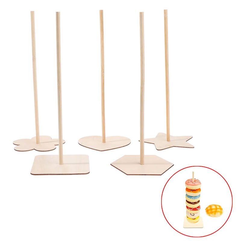 DIY деревянная витрина для пончиков настенная стойка десертов детский день