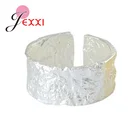 Кольцо женское из серебра 925 пробы, с листьями оливкового цвета