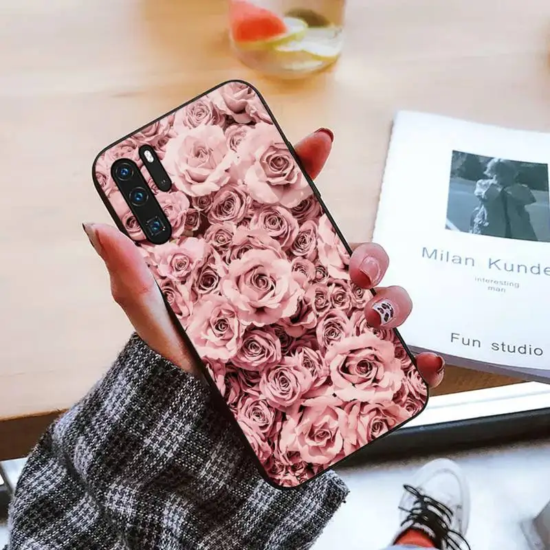 

Retro cartoon artistic flower Phone Case For Huawei honor Mate mate P 10 9X 10i 20 30 40 y7 pro p smart 2019 lite