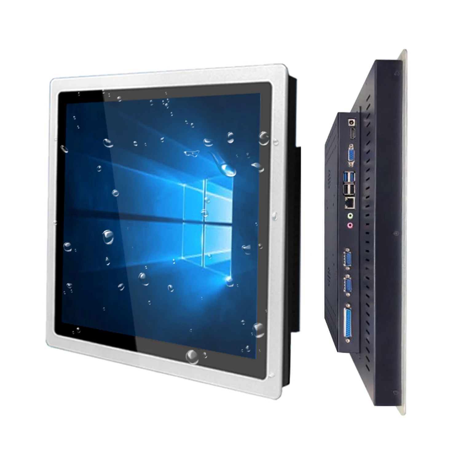 17 Inch embedded industrial computer with capacitive touch screen mini tablet all-in-one PC Intel Core i7-6500U for win 10 Pro