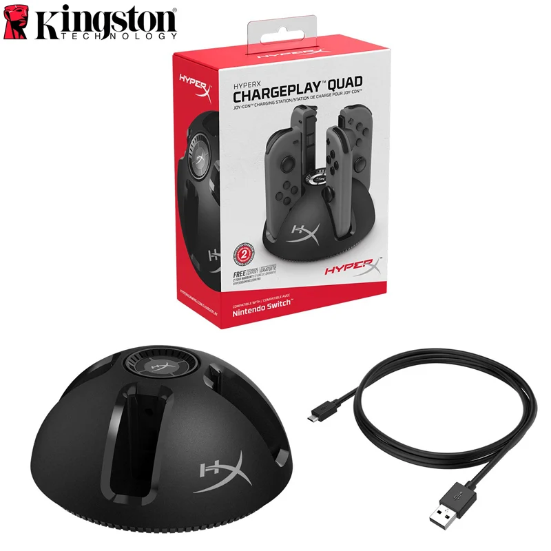 Kingston HyperX ChargePlay Quad Joy Con Портативный портативная игровая приставка в зарядную базу