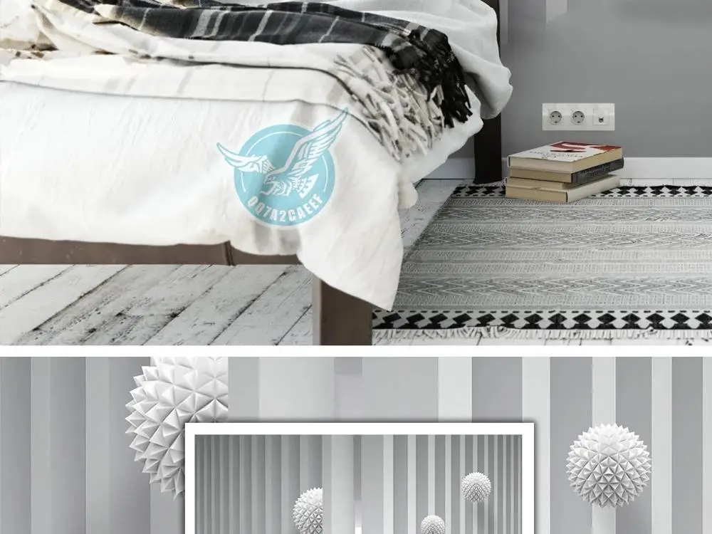 

New Custom 3D Large Mural Wallpaper spherical architectural art space children's room TV Background living Bedroom