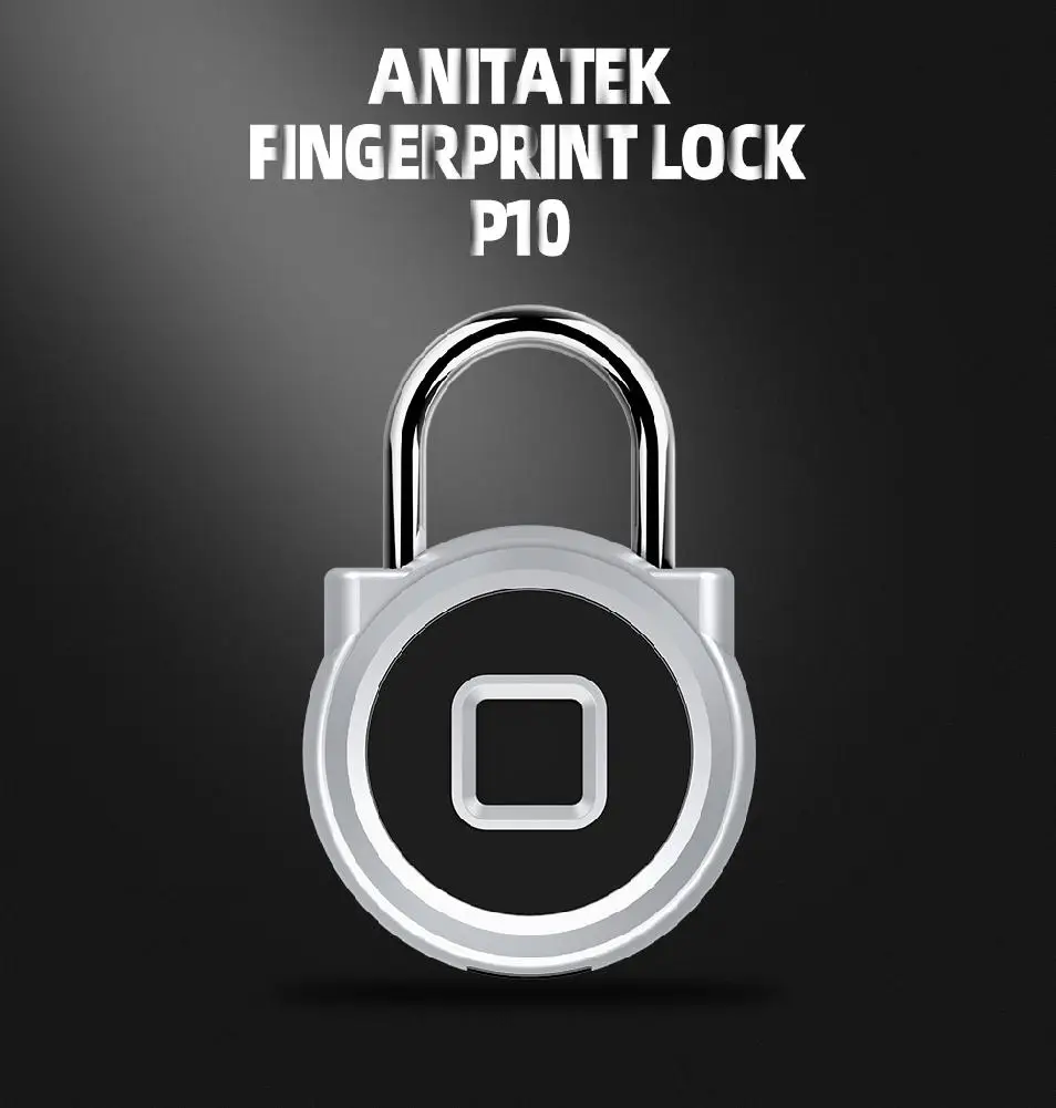 Padlock Door Luggage Case Lock Mini Smart Keyless Fingerprint Waterproof Inteligente Anti-Theft Security | Безопасность и защита