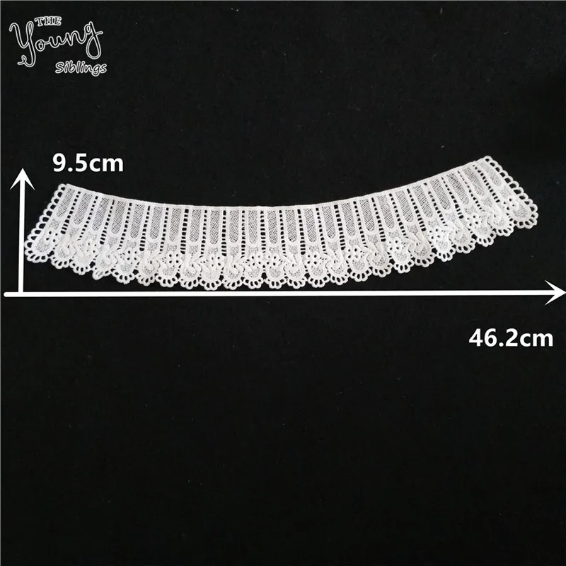Новое поступление кружевной воротник вышивка кружевная ткань аппликация на шею