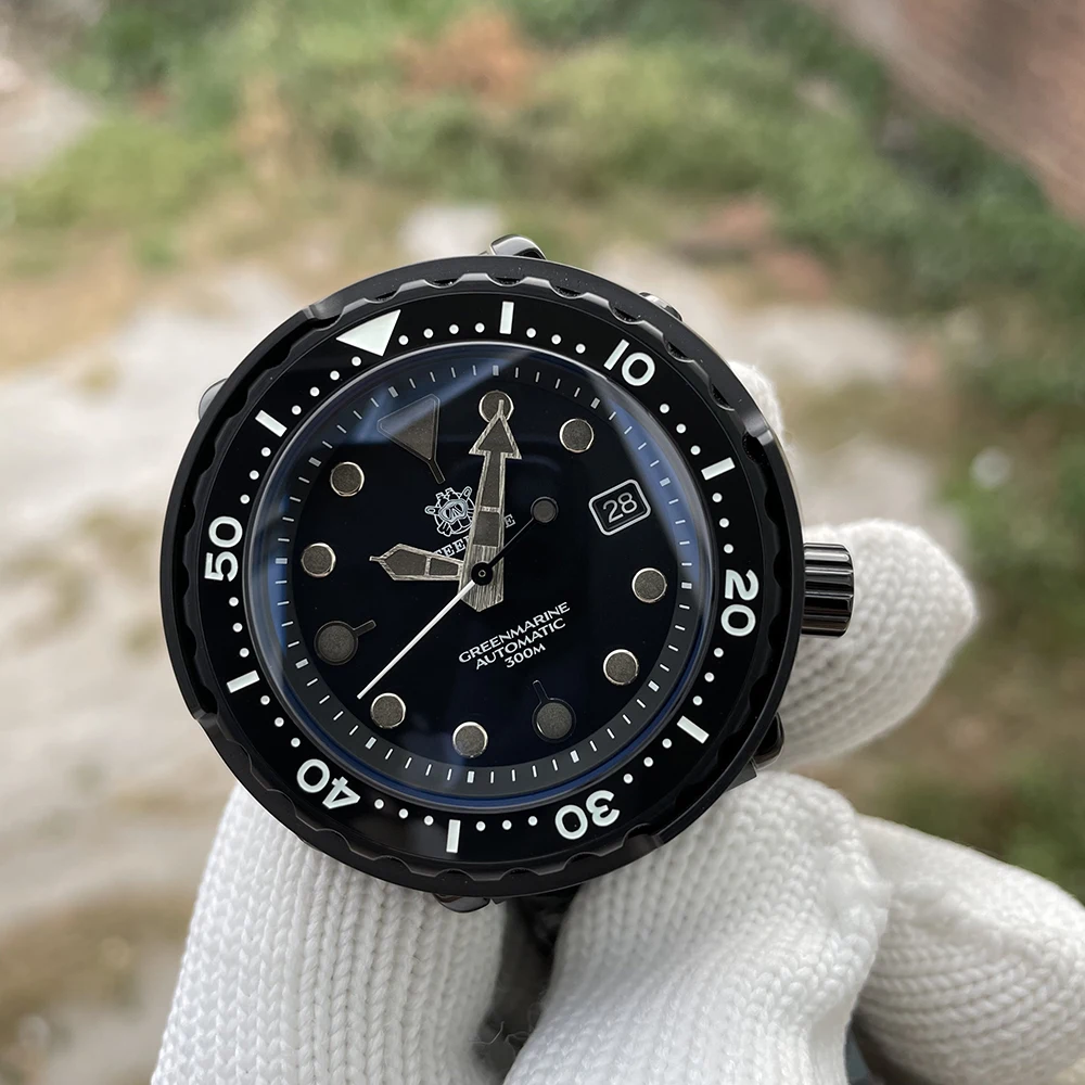 Мужские механические часы STEELDIVE 300 м водонепроницаемые SD1975XT с гальваническим