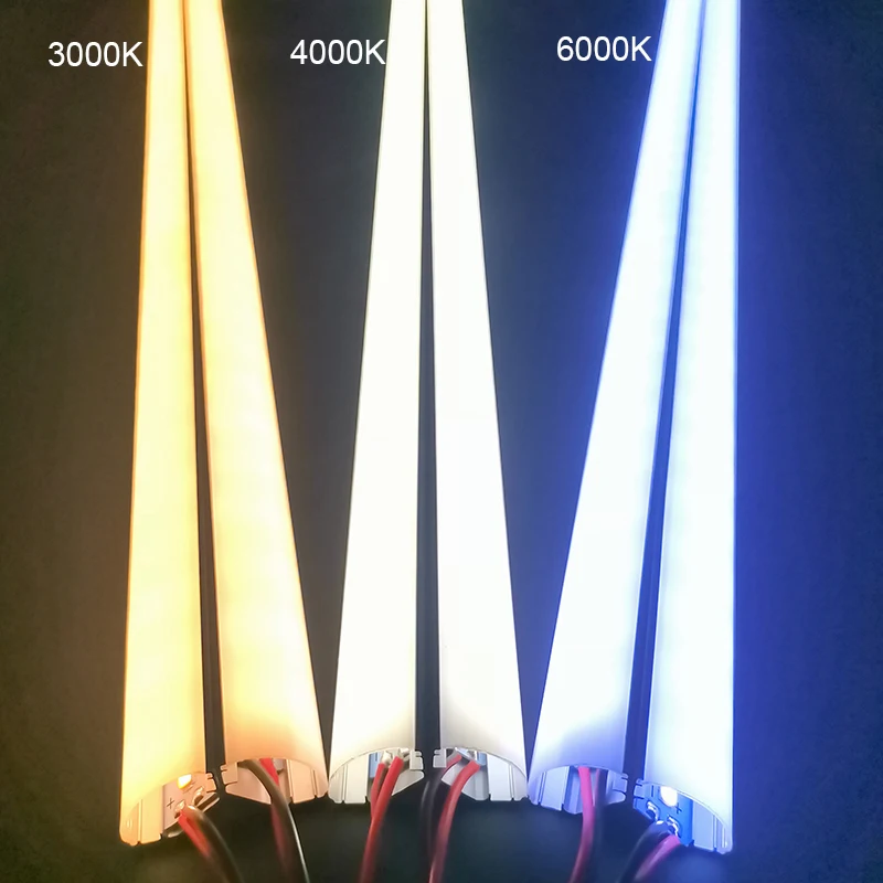 1-28 шт./лот прозрачная Алюминиевая СВЕТОДИОДНАЯ крышка 12 в пост. Тока 5730 SMD 36