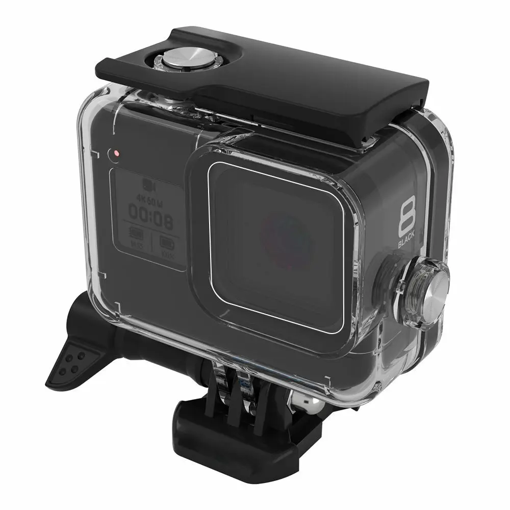 60 м водонепроницаемый чехол для GoPro Hero 8 черный корпус для подводного погружения защитный чехол для дайвинга крепление для Go Pro 8 аксессуары для камеры