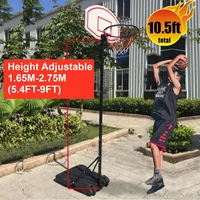 professional adults kids indoor mobile basketball stand hoop outdoor sports adjustable shooting rack basket rim backboard gear