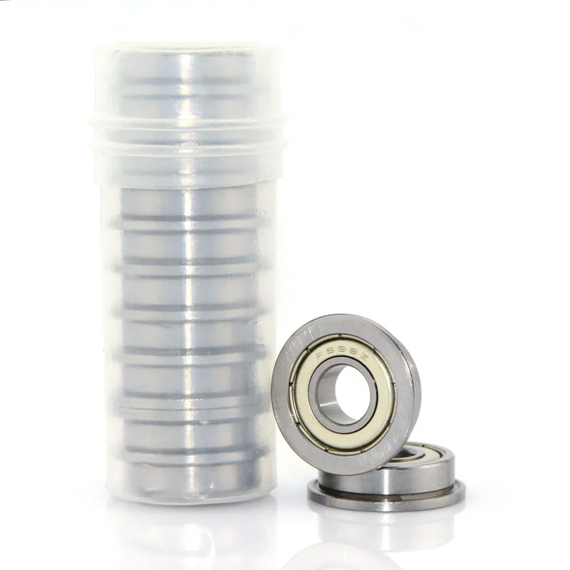 50pcs F693ZZ F693 3x8x4mm shielded miniature flanged deep groove ball bearings 3*8*4 mm | Обустройство дома