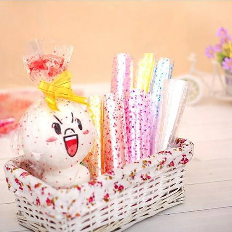 100 шт. прозрачный Opp Пластик сумка для куклы игрушки упаковывая мешок подарка