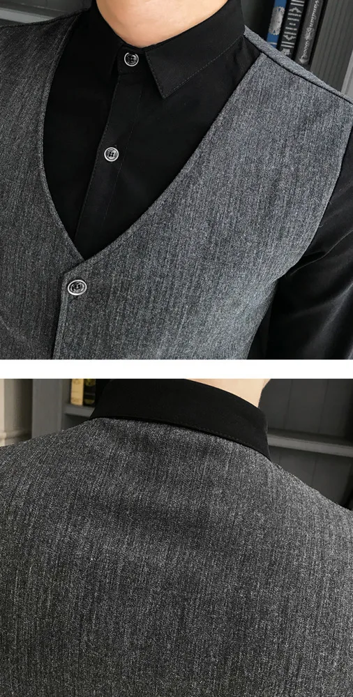 

Men Shirt Blouse Fake Two Pieces Casual Long Sleeve Dress Shirts Slim Fit Fashion Design Top Night Club Work Clothing Camisa
