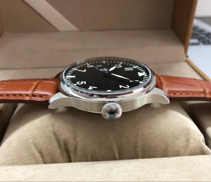 Мужские часы с сапфировым стеклом и минеральным 44 мм|Мужские механические часы| |