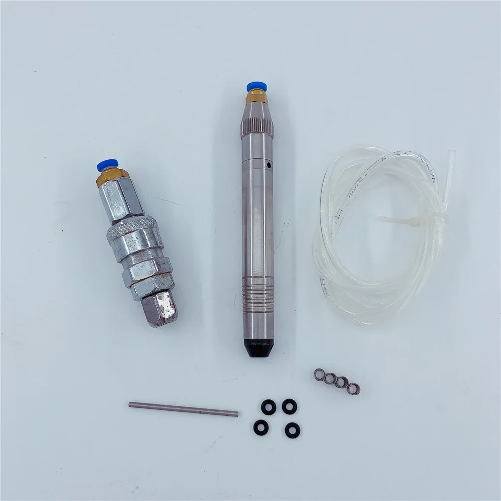 

Pneumatic Hammer handpiece with accessories, Engraving tools Diamond Point sanding needle gold sandblasting