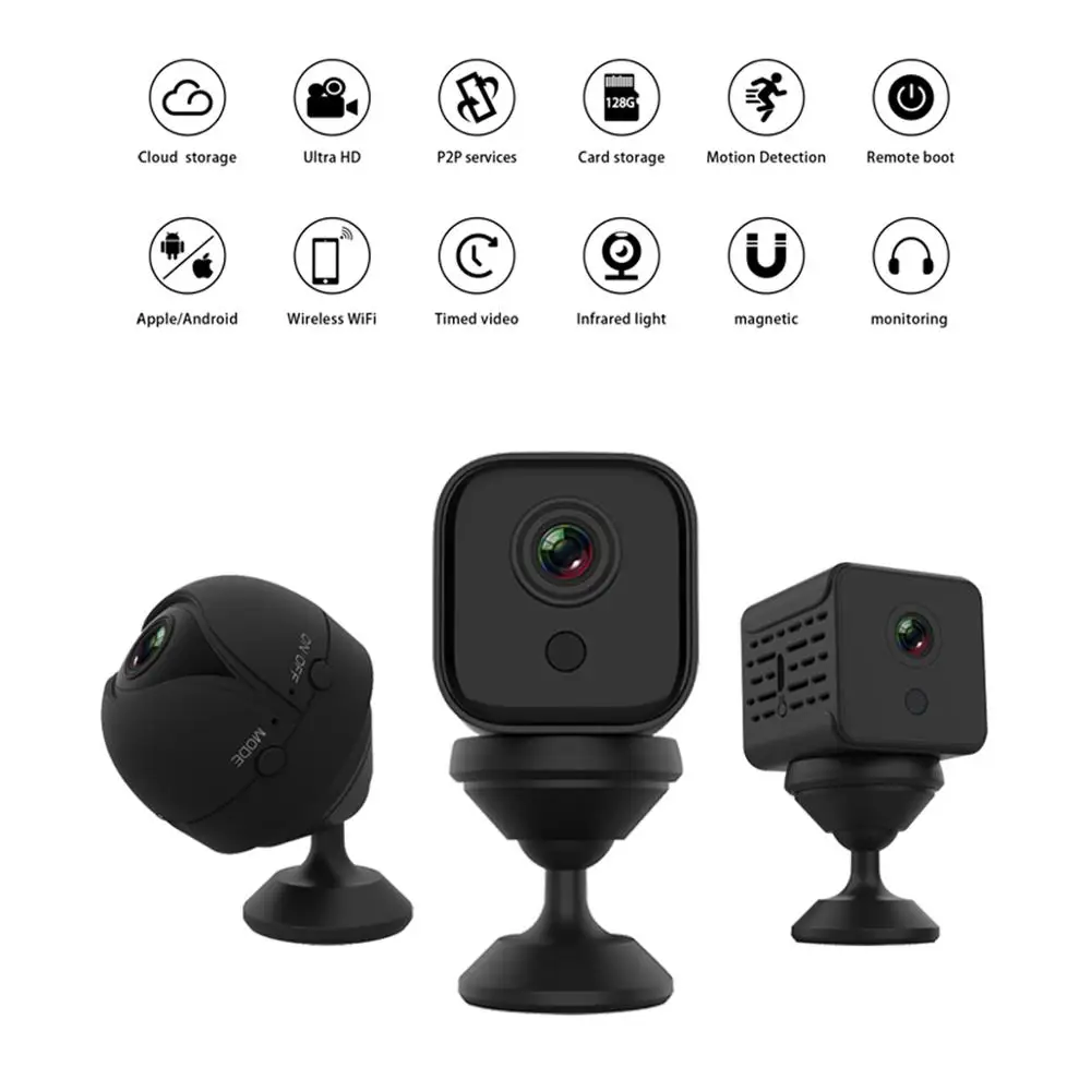 

A11 A12 A10 1080P HD Wifi IP Camera Night Vision Security Micro Home Smart CCTV Motion Detection Video DVR Mini Camcorde PK SQ23