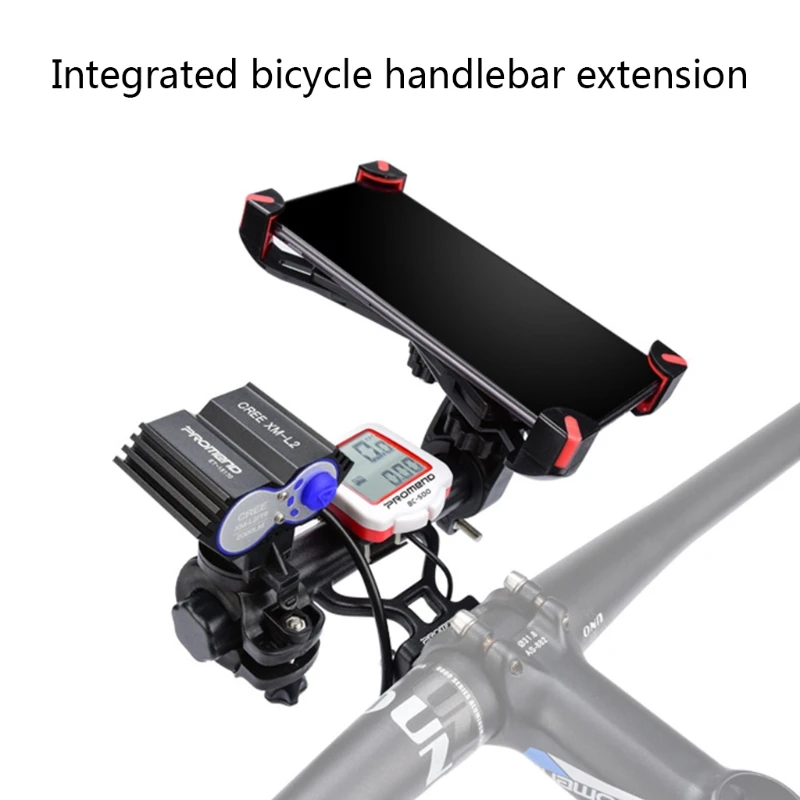 

H053 Bike Handlebar Extender Fiber Bicycle Handlebar Bracket Extension for Holding Bicycle Speedometer Light GPS Phone Mount