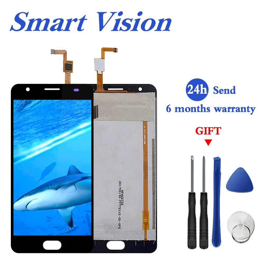 Дисплей для смартфона Oukitel K6000 Plus ЖК сенсорный экран 5.5 дюйма инструменты замены и