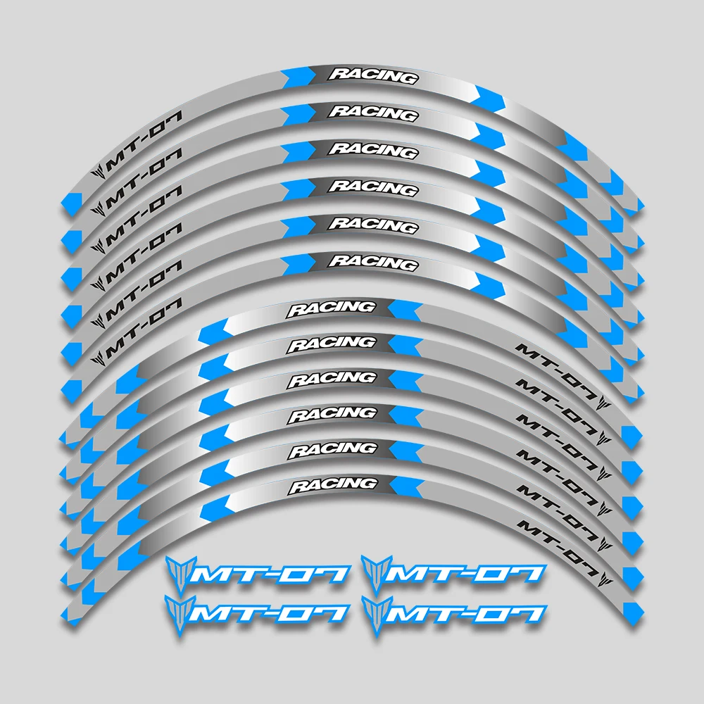 Высококачественные наклейки на колеса мотоцикла светоотражающие полосы обода