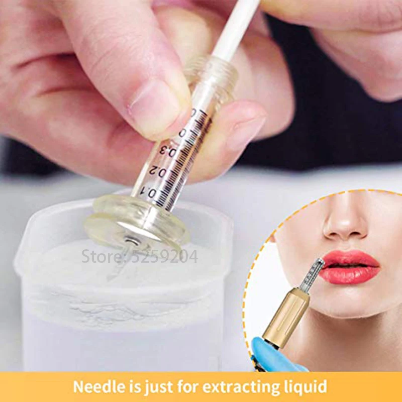

0.3ML Disposable Ampoule Head for hylaronic acid Pen Sterile Atomizer High Pressure Hyaluron Gun Wrinkle Removal Lip Lifting