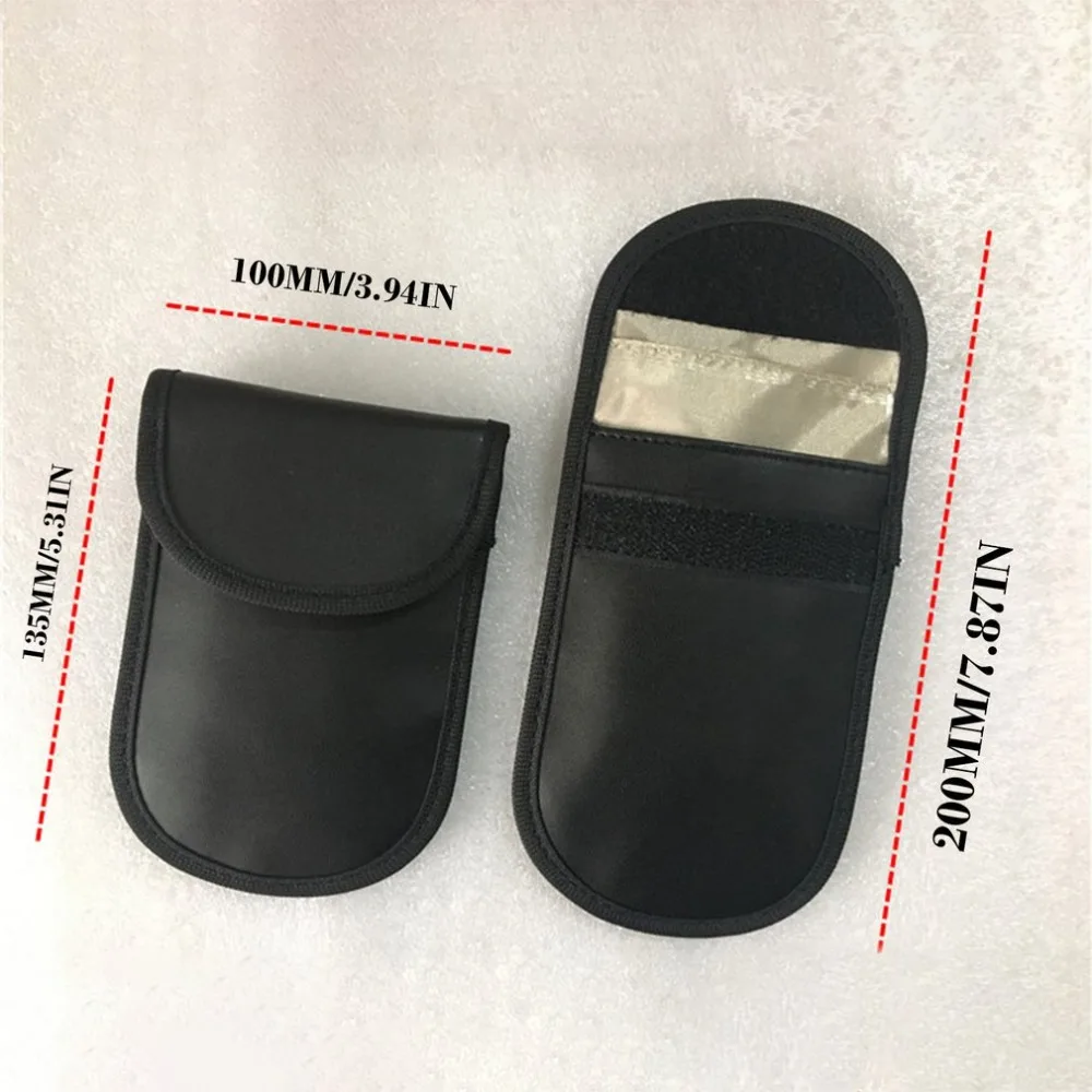 Rfid-чехол для ключей для мобильного телефона с защитой от радиации, защитная сумка, посылка для карт, чехол для карт, 2 шт