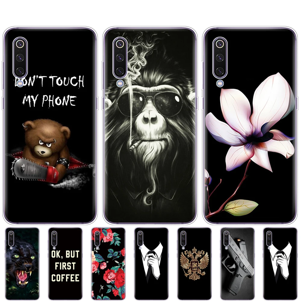 Чехол для xiaomi mi 9 мультяшный силиконовый мягкий чехол из ТПУ Для Xiaomi Mi9 SE телефона