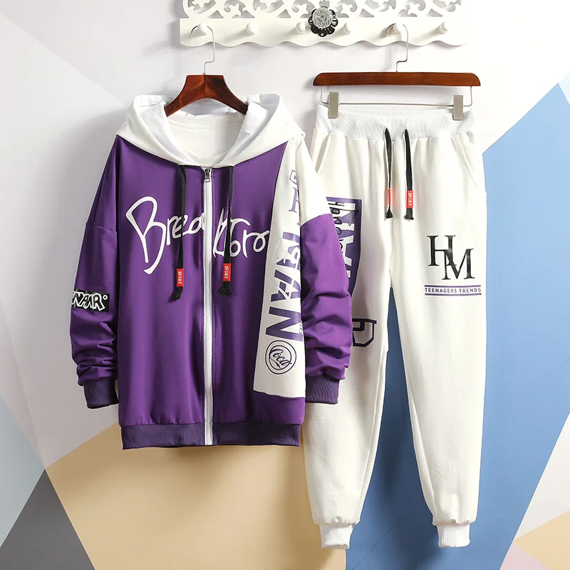 Спортивный костюм Huncher мужские комплекты 2020 Мужская модная уличная одежда в