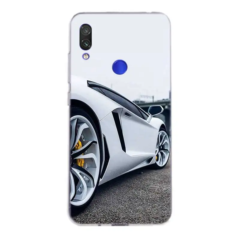 NO.8 Красивая Супер спортивный автомобиль чехол для спортивной камеры Xiao mi Red mi Note 7 6 Pro 5 4 4X K20 7A Y3 S2 5A 6A Xio mi A3 CC9 CC9E F1 9T 9 SE 8 A2 - Цвет: NO.8