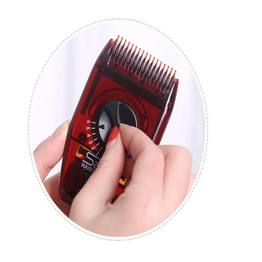 Профессиональная Мини машинка для стрижки волос мини Расческа редкая расческа