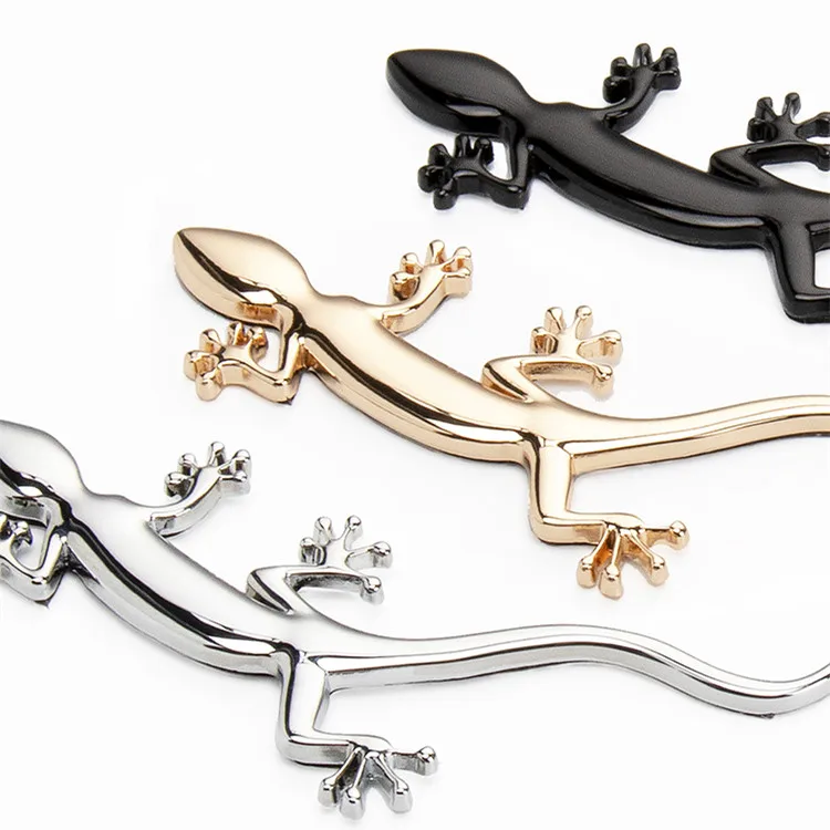 

3D Metal Gecko Badge Emblem Trunk Sticker for Audi Sline A4 A3 A1 A5 A6 A7 B6 B7 B5 Q3 Q5 Q7 Quattro TT S3 S6 S7 S4 S5 RS3 RS4