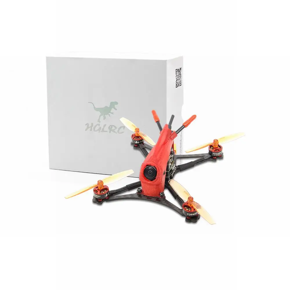 HGLRC зубочистка Parrot120 Pro 120 мм FPV гоночный Дрон с камерой 1200TV 2-4S F4 Контроллер полета