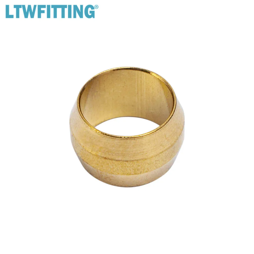 Латунные компрессионные втулки LTWFITTING 5/16 дюйма латунный Компрессионный фитинг |