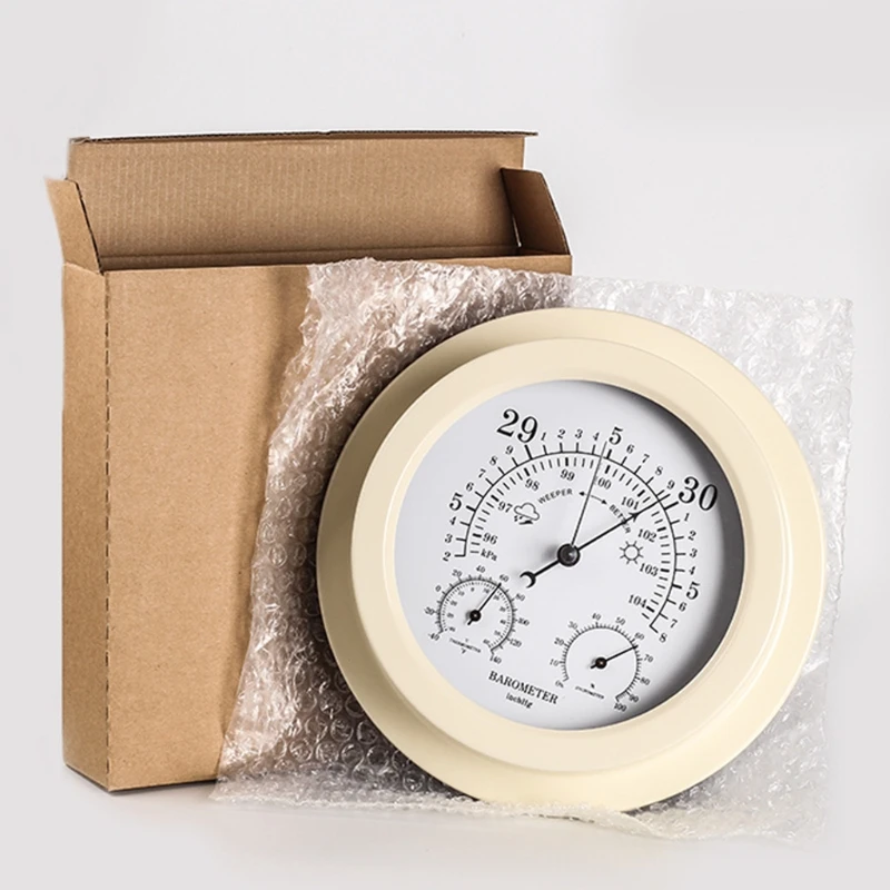 

Метеостанция, барометр с термометром, гигрометром, циферблатом, атмосферное давление, простота и легкость чтения