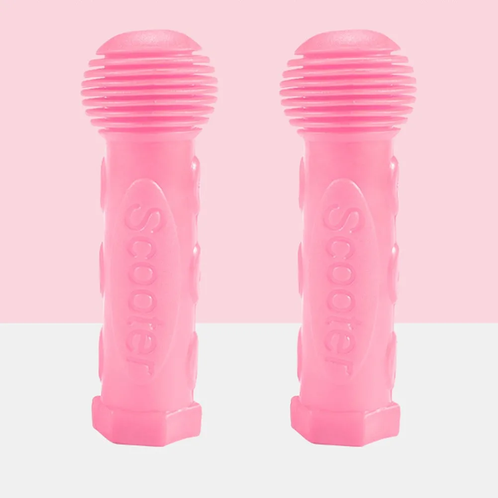 

1 Pair Bicycle Handle Bar Grips Rubber Non-Slip Scooter Handlebar Grips For Kids Children Multi Color Cycling Grips Accessories