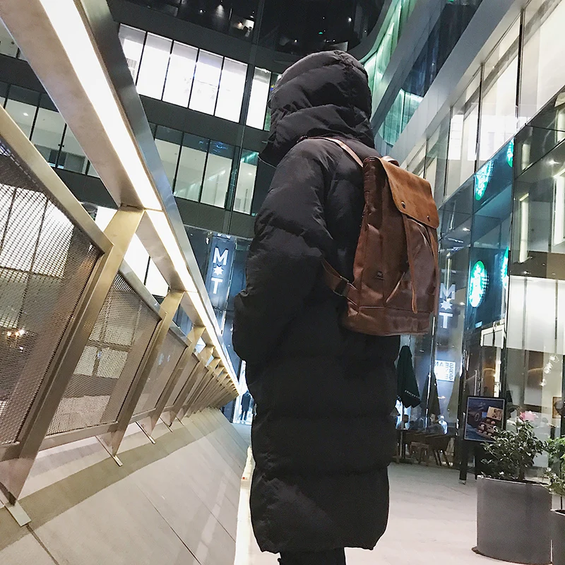 PViviYong Winter jacket men fashion male hooded coat jackets men high quality cotton Long coat men clothes bread parka 999
