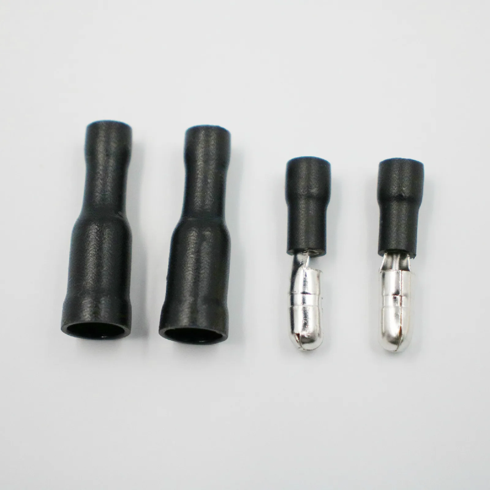 Горячая 50 шт. черный Мужской Женский Пуля разъем изоляционное соединение