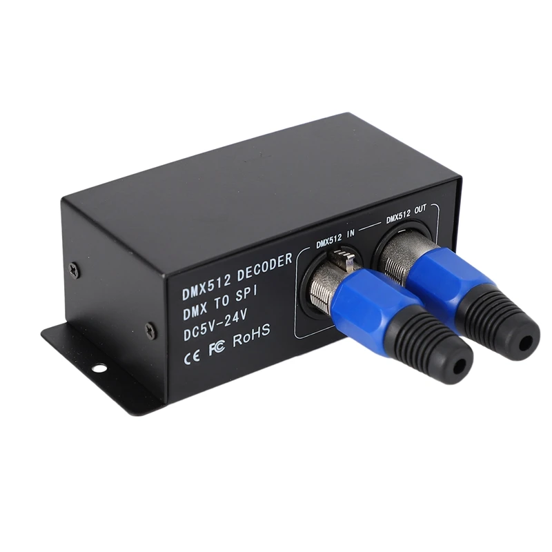 

LED Light Controller Working Dc 5-24V Rgbw Dmx512 Decoder Dmx To Spi Si for String Lights CNIM Hot