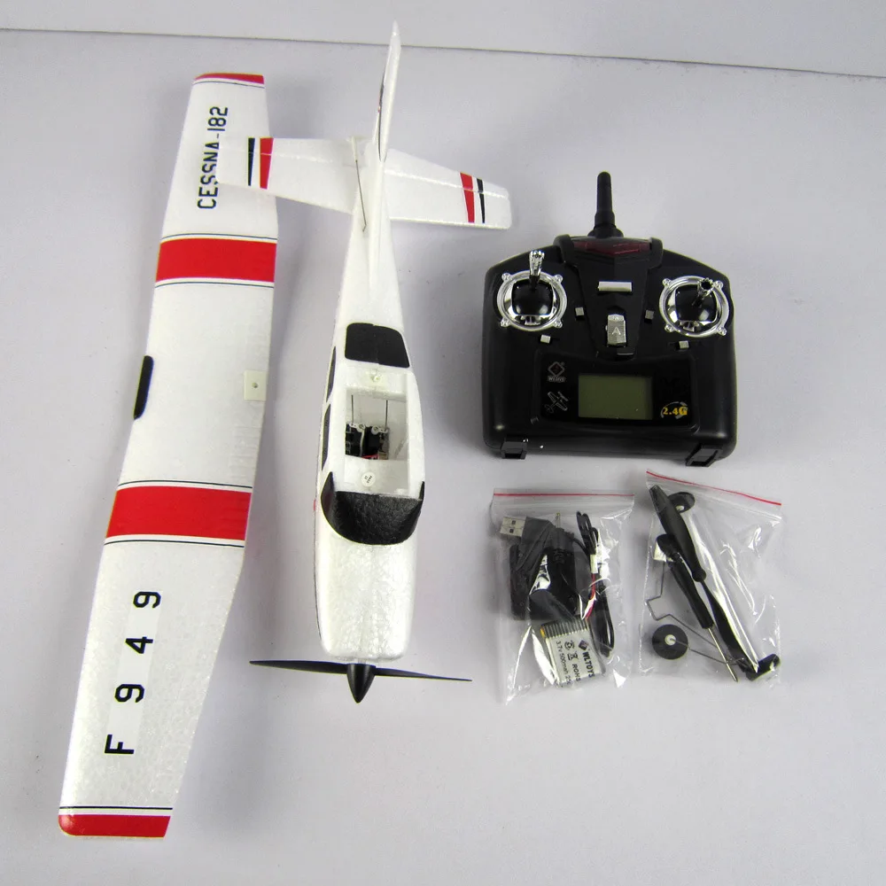 2 4G F949 RC самолет с неподвижным крылом электрический Радиоуправляемый уличный