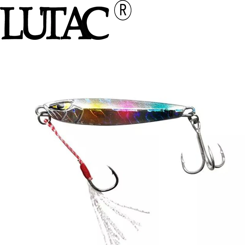 

Оптовая продажа, длинная литая металлическая приманка LUTAC 68 мм 30 г LJ05B для джиггинга, жесткая искусственная приманка, искусственная снасть д...