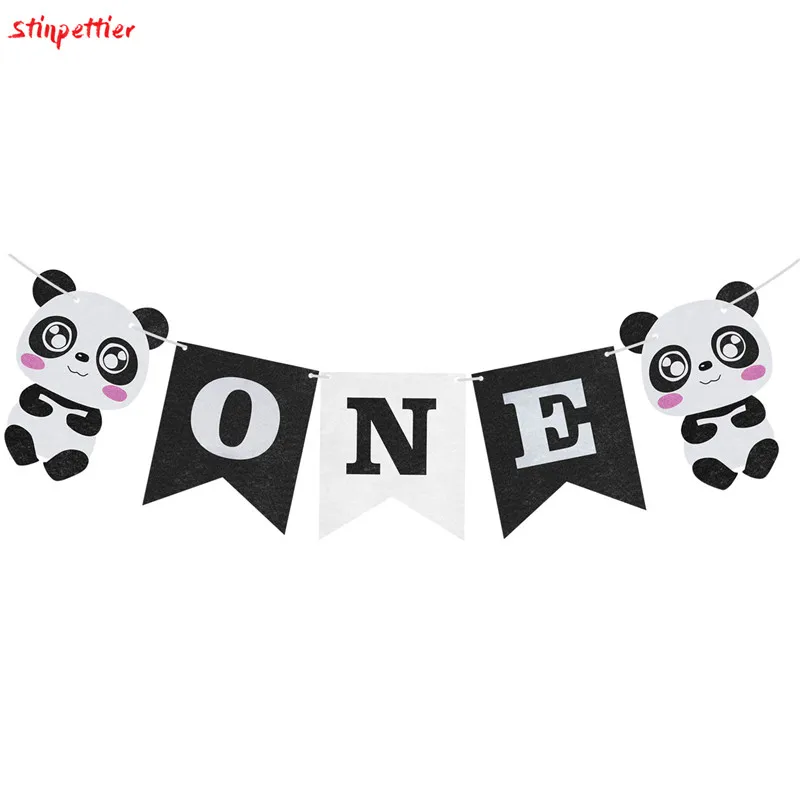 Panda вечерние одноразовые столовые приборы набор милая панда плиты соломенные