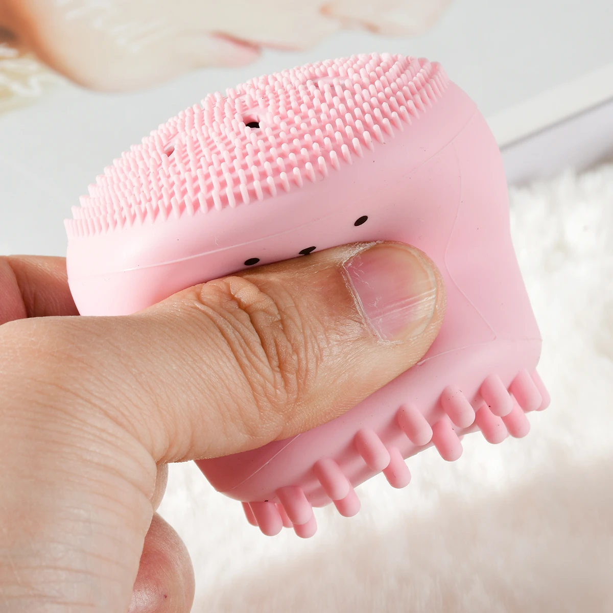 Силиконовая Чистка лица осьминога 1 шт. Глубокая чистка кистей отшелушивающая