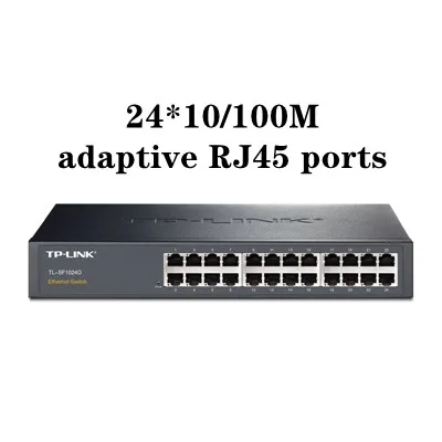 

Коммутатор ethernet tp-link Переключатель в стойке, сетевой коммутатор 8K, таблицы MAC-адресов, 24 порта TL-SF1024D, 24x10/100 Мбит/с, RJ45, plug-and-play
