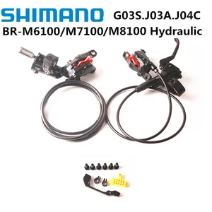 Тормоз Shimano DEORE SLX XT M6100, M7100, M8100, M8000, 2 поршня, гидравлический дисковый тормоз для горного велосипеда G03S, J03A, J04C, Аксессуары для велосипеда