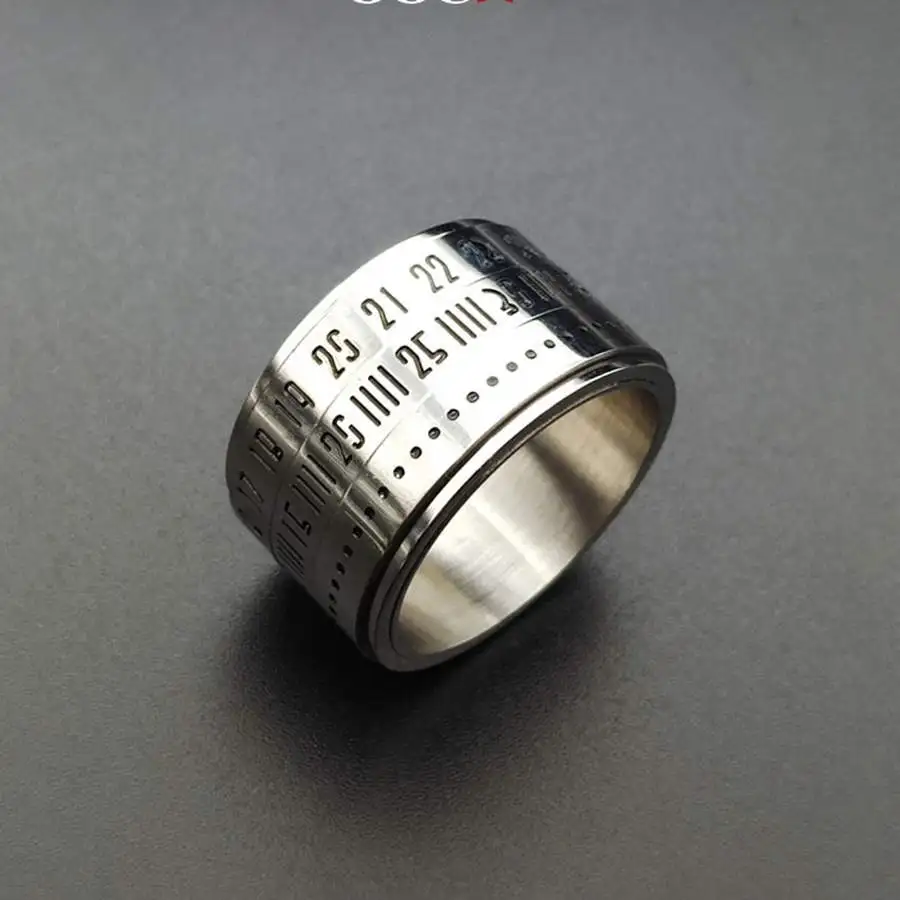 Мужское кольцо из титановой стали Hemiston модное нержавеющей в стиле панк-рок |