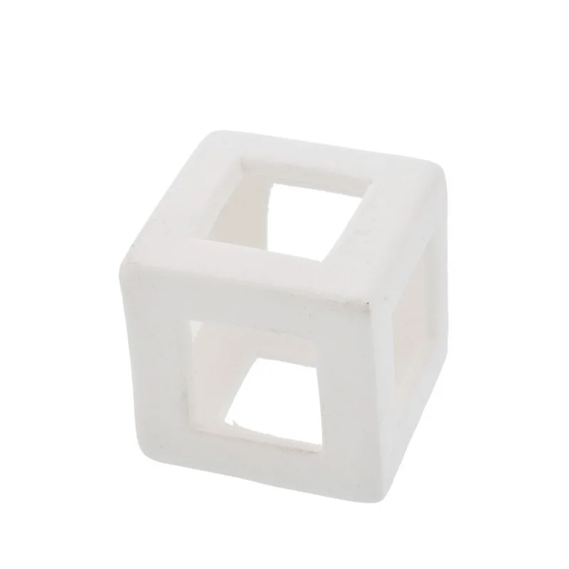 Керамические украшения квадратные полые рыбки игровой домик для аквариума