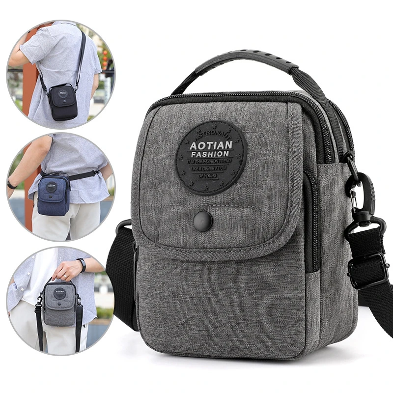 Weysfor Men's Bags Light Oxford Travel Shoulder Bag Casual Crossbody Bags Waterproof Business Messenger Shoulder Bag for Male