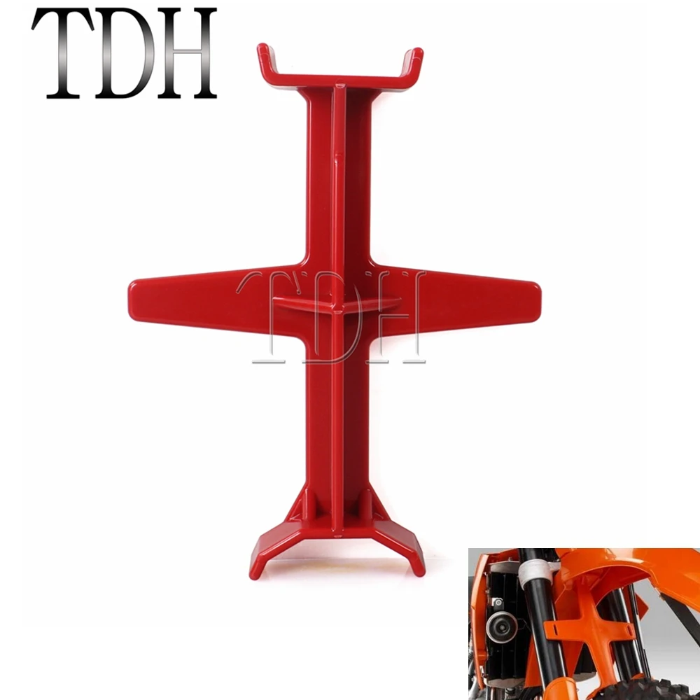 Красная пластиковая защитная скоба для мотоцикла с глянцевой отделкой