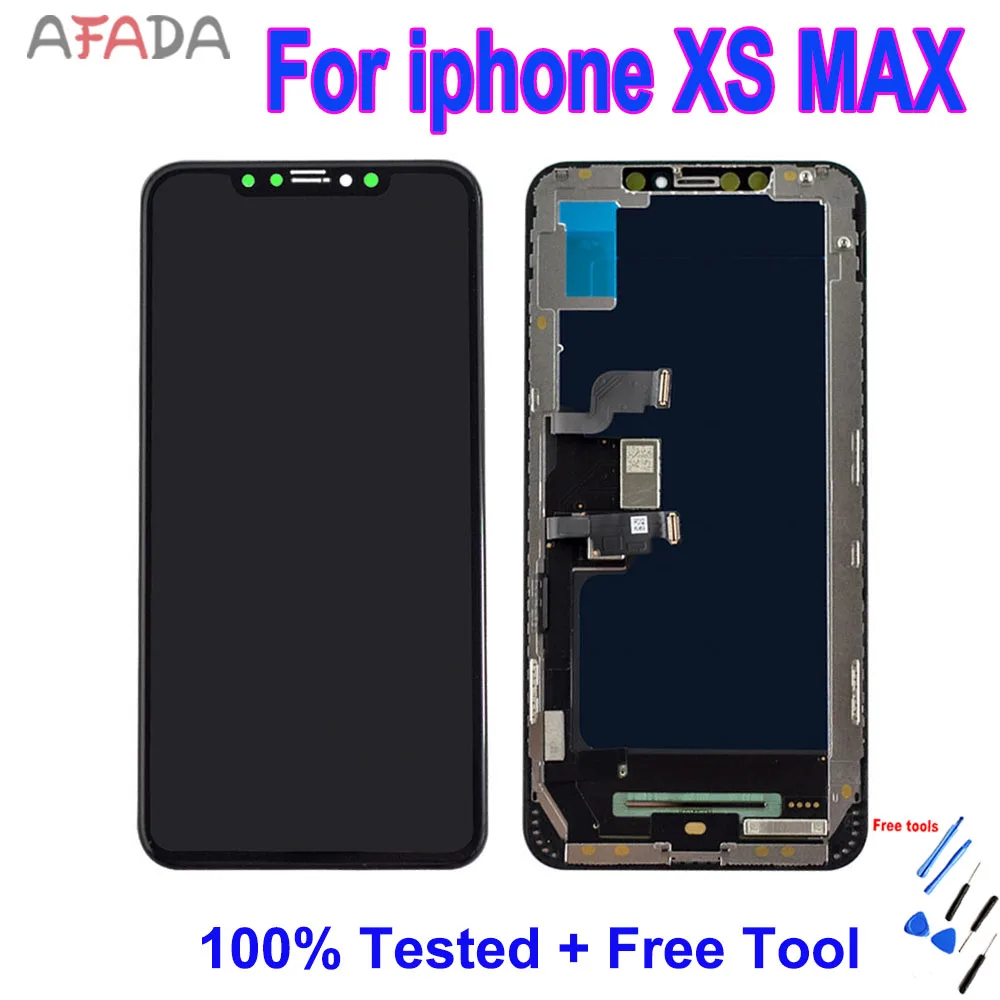 6.5'' Amoled LCD For iPhone XS MAX LCD Display Touch Screen Digitizer Assembly Replacement For iPhone XS MAX SOFT or Hard  LCD